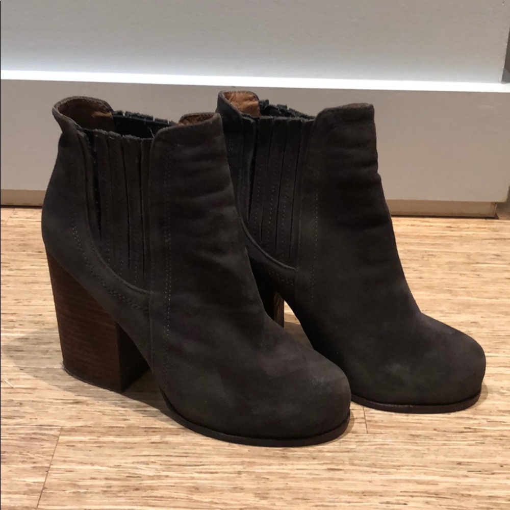 Jeffrey Campbell suede booties